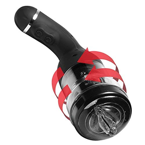 Male Massaging TPR Toy Thrusting And Swirling Automatic,Rotating Inner Chamber,Pocket Pussy,(Confidential Packaging) [Energy Class A]