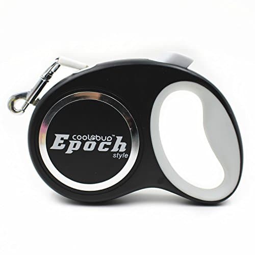 Foreverrise Retractable Dog Leashes Automatic Nylon Belt 16 ft Medium for Dogs up to 44 lbs(Black)