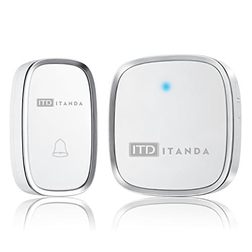 ITANDA Chimes Wireless Doorbell ( 1 Push Button + 1 plug in Receiver ( LED Indicator )