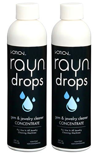 Rayn Drop Ultrasonic Liquid Jewelry Cleaning Solution Concentrate (2 Pack)