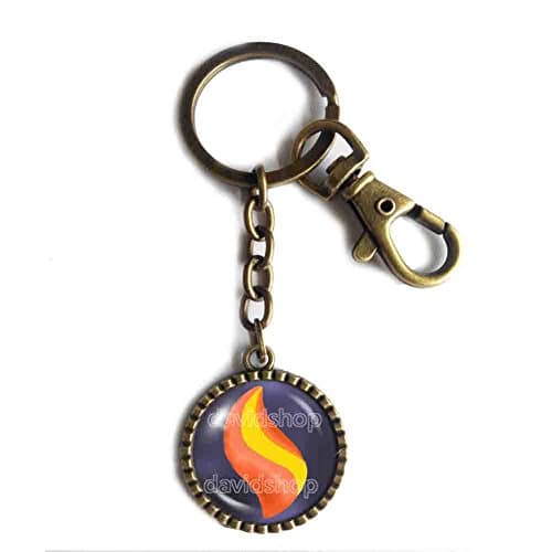 Pokemon Garchompite Mega Stone Keychain Key Chain Key Ring Cute Keyring Car Anime Garchomp Cosplay
