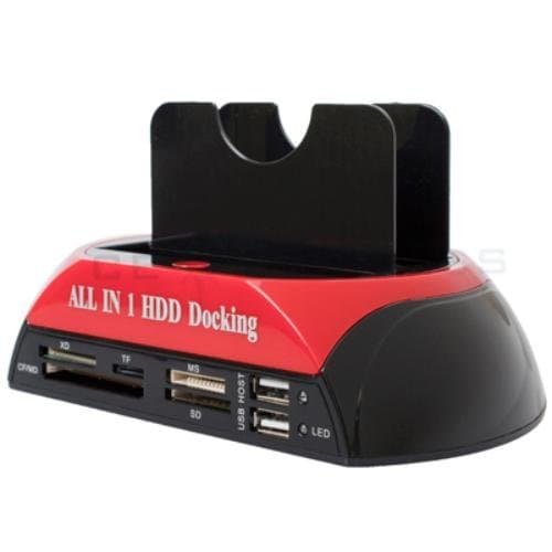 IDE SATA 2.5" 3.5" HDD Hard Drive Enclosure Disk Backup Clone Docking Station