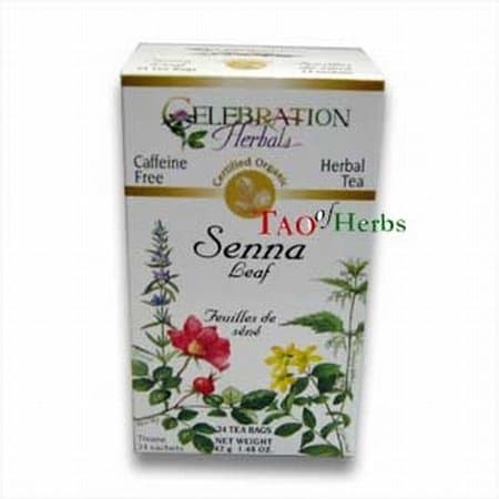 Senna Leaf Tea - Certified Organic - 24 teabags