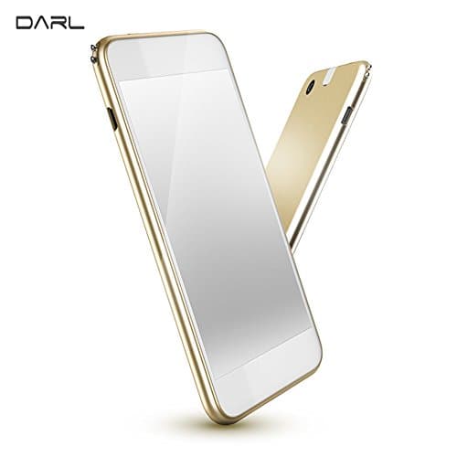 DARL Mutilfunction Smart Phone Accessories 4K Hd Cosmetic Mirror 3cm Noncontact Infrared Thermometer and Skin Moisture Meter Beauty Instrument for iPhone (App Control, Gold)