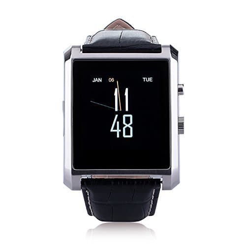 Smartwatch for iPhone and Android, Vcall Bluetooth Smart Watch Wristwatch Waterproof Anti-Dropping with IPS Touch Screen HD Display Compatible with iPhone iOS/Android Smartphones - Silver