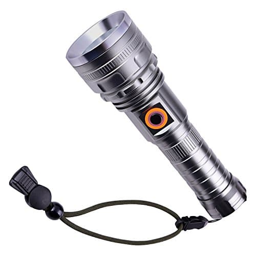 YAOMING High-Powered LED Flashlight YM-1 Mid Size,Water Resistant, Handheld Light with 2 Modes - Best High Lumen Camping, Outdoor, Emergency Flashlights