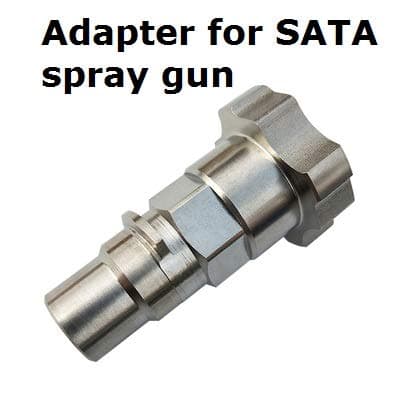 22oz Plastic Measuring Quick Mix Paint Spray Gun Cup Lids and Liners Kit micron Filter, Paint Gun for Cars Furniture Disposable Lids and Liners,Sealing Plugs (Adapter for SATA spray gun)