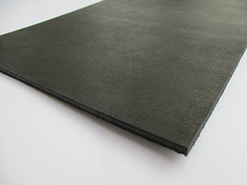 8 oz Black Precut Pieces Tooling Leather Leathercraft. For tooling, knife sheaths, holsters, covers and other leathercraft. (6x12" (15x30cm.))
