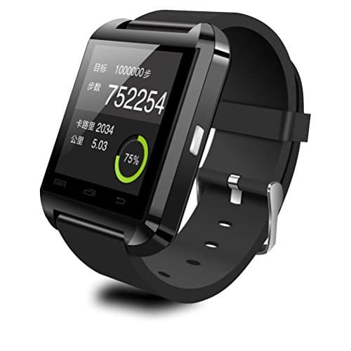 Efanr 1.48-Inch Touch Screen Bluetooth Smart Watch - Black