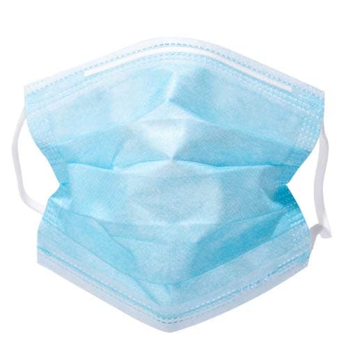 口罩一次性民用三层口罩防护非医用100pcs