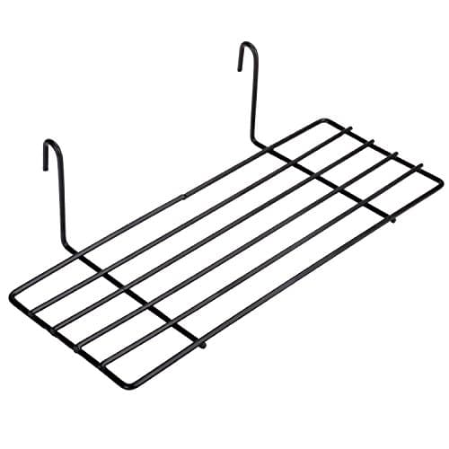 Hosal Wire Storage Basket Rack, Small Size, Satin Nickel, A Helpful Storage Solution For Any Room Or Any Wall