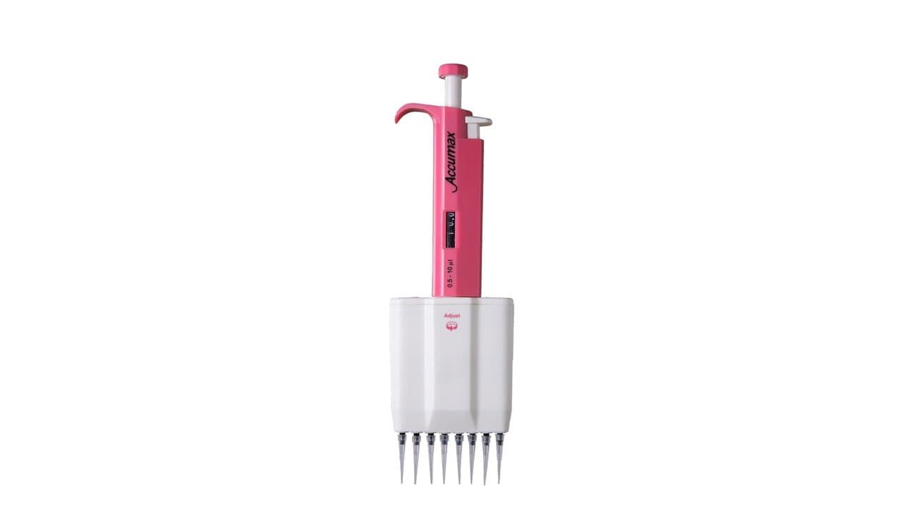 Triple Red MA-010 Classic 8 multi Channel Pipette, Volume range 0.5-10 µL