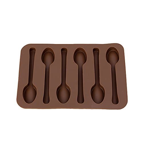 Deboc Silicone Baking Mould Spoon Design Chocolate Cake Biscuit Candy Jelly Mold Decor