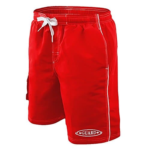 Rise Guard Male Flex Short (Red, Large)