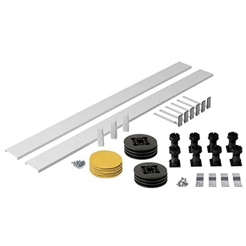 RISER KIT PLINTH FEET LEGS EASY PLUMB FOR SQUARE SHOWER ENCLOSURE STONE TRAY by UKtapstores
