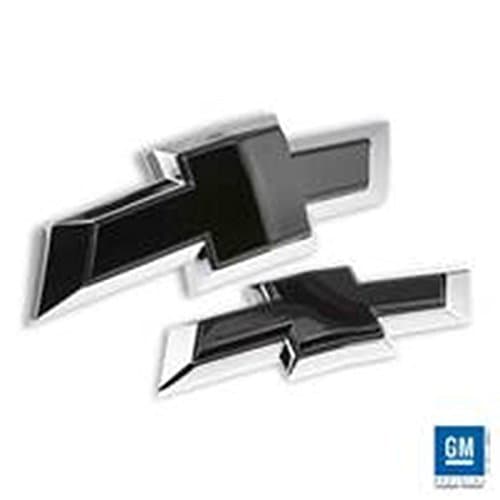 Billet Bowtie Emblem Combo Kit 2016 Chevy Silverado 1500 (Black) SL283FRB by Empire Vehicle Accessories