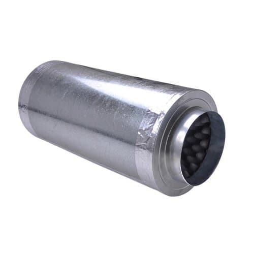 Hydroponics 8" Inline Fan Duct Noise Muffler Silencer