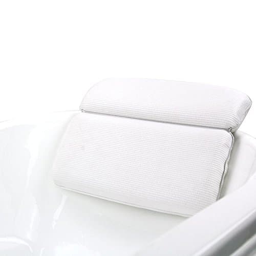 Swordplus Home Relax Bath Pillow bath pillow neck support,PVC Waterproof Home Spa Bath Pillow Non-Slip Comfort Bath Cushion bath pillow for straight back tub
