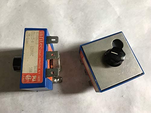 LOT 2 HIS5B21B Infitec .25-6 Second Timer Relay H1S5B21B 923E ES113-A 120VAC 10A