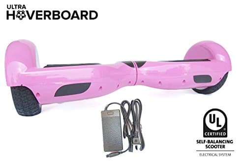 DTC Technologies Model R6 Hoverboard Self-Balancing Scooter UL-2272 Certified (Pink)