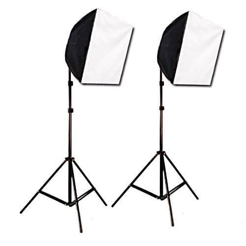 Ivationstudio Photography Continuous 24" X 24" Photo Studio Video Lighting Kit