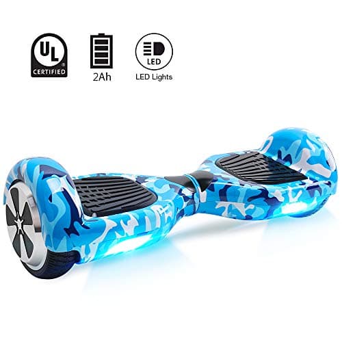 Windgoo 6.5 Inch Hoverboard with LED light, Two Wheels Self Balancing Scooter for Kids and Adults