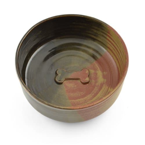 Holman Pottery Handmade Dog Bowl