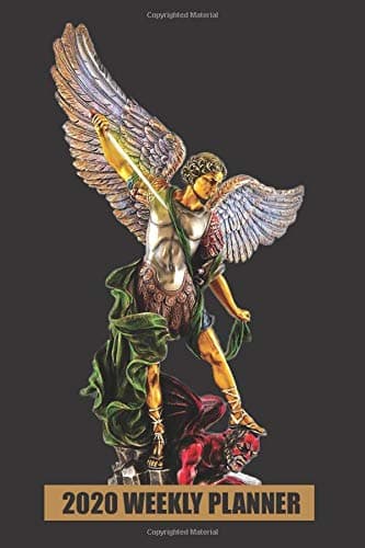 2020 Weekly Planner: St. Michael the Archangel: Blank Lined Notebook, Journal or Diary