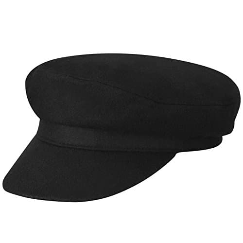 Hats.Com Unisex Argo Wool Fiddler Cap Black Xl