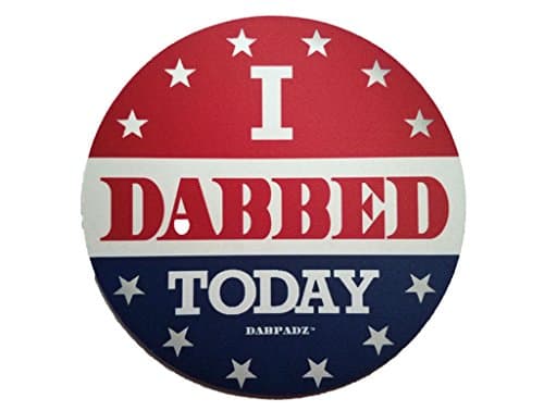 I Dabbed Today 8" Round Fabric Topped Dab Pad Rig Mat