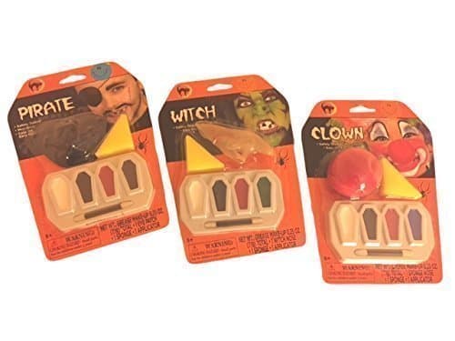 Scary Halloween Clown Makeup Kit with Applicator