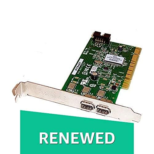 (Renewed) Dell Dimension E521 Desktop 2 Port FireWire PCI Adapter Card- Y9457