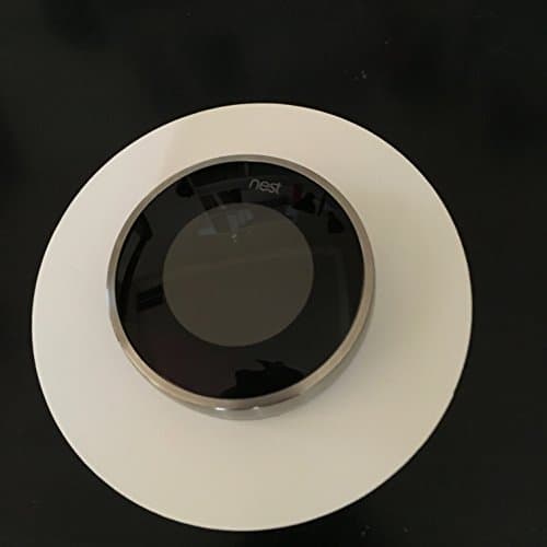 Nest Thermostat wall plate - White with self adhering back