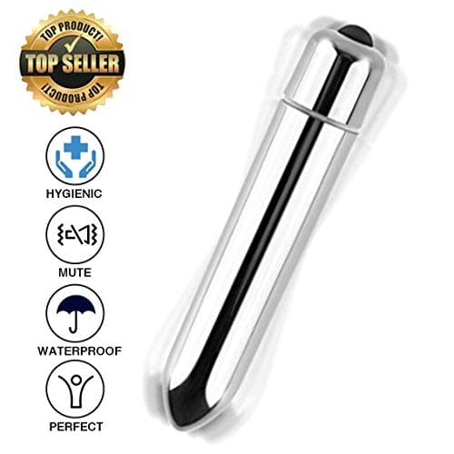 MIUSON Comfort Feeling Mini Powerful Bullet Shape Personal Vibrating Massage Tool