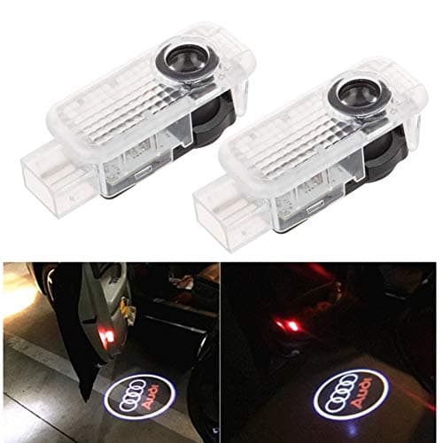 BSVLIA Car Door Projector Logo Ghost Shadow Light,LED Auto Door Courtesy Step Ghost Shadow projector lights