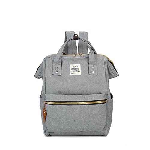 Stylish Backpack Style Canvas School Backpack Functional Travel Bag for Men Women