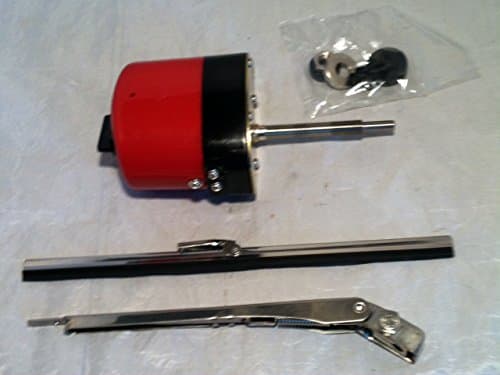 UNIVERSAL WINDSHIELD WIPER MOTOR ARM BLADE KIT 12 VOLT LEAD SLED STREET ROD CUSTOM BOAT