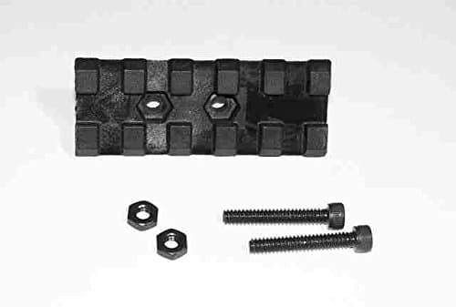 Elzetta Polymer Picatinny Rail Kit For Flashlight Mount,Black