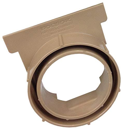 Universal Drainage Systems PL-90860-OET Polylok Lightweight HDPE Open Outlet End Cap, Tan