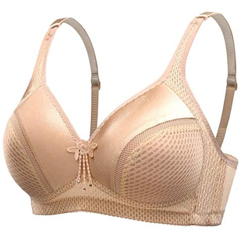 omniscient Women Full Coverage Wire Free Push up Plus Size Support Minimizer Bras