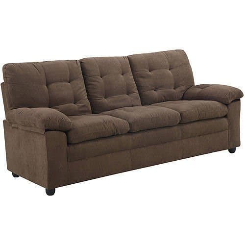 Buchannan Living Room Convertible Microfiber Sofa Couch