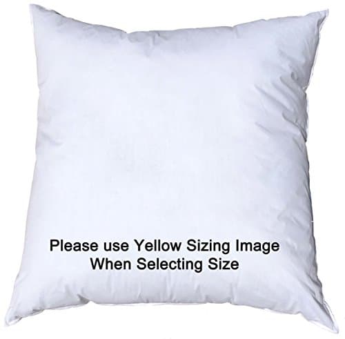 Pillowflex Premium Polyester Throw Pillow Insert - 13x13 - Ultra Soft Small Square Throw Pillow, Couch Sham, Lumbar, Back, Sofa - Machine Washable - Decorative Accent Form - 1 Soft Pillow