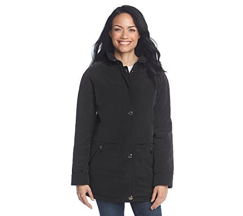 Forecaster Faux Silk Capelet Coat X-Large