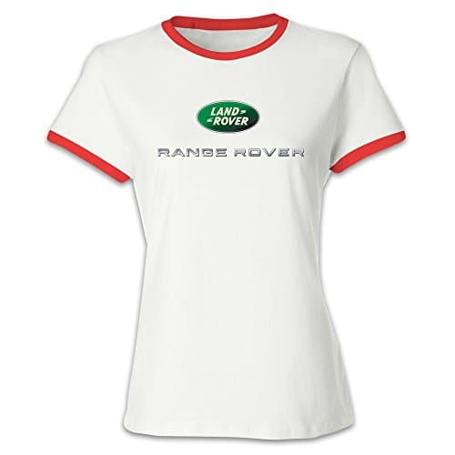 Range Rover Logo Women's Baseball Tee Shirt Red