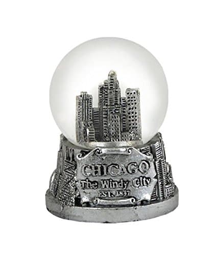 Americaware PSGCHI45 45 mm Chicago Snow Globe