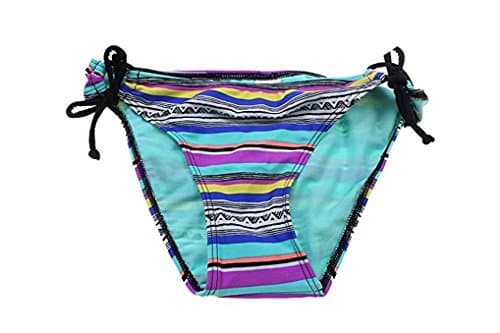 Hula Honey New Multi Printed Side-Tie Bikini Bottom XS $28 DBFL