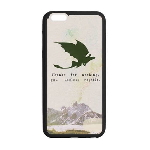 FEEL.Q- How to Train Your Dragon Toothless Personalized Protective Case for iPhone 6 Plus (5.5") TPU Rubber Phone Cases