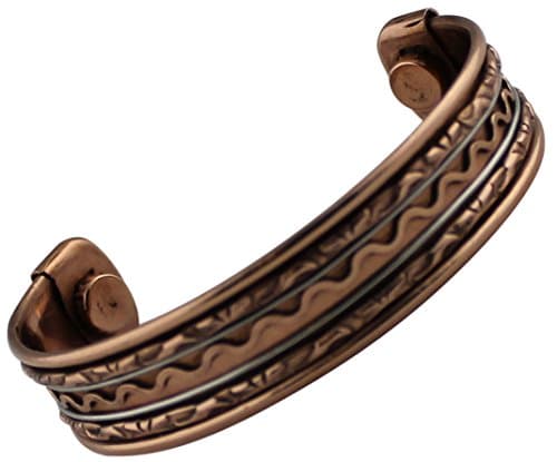 Magnetic Therapy Copper Stylish Bracelet Cuff Bangle for Both Men & Women Mcb116