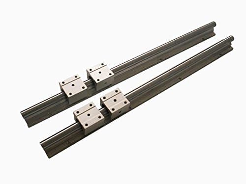 Joomen CNC SBR16-1700mm LINEAR SLIDE GUIDE 2 RAIL+ 4 SBR16UU BEARING BLOCK
