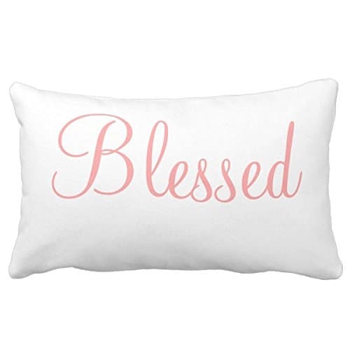 Home Decor Blessed Decorative Bedroom Accent Long Pillowcase